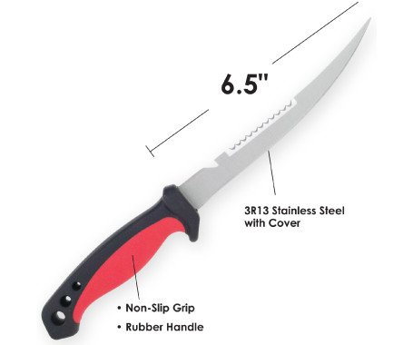 AQUA MARINE - 11" Fillet Knife (6.5" Blade)